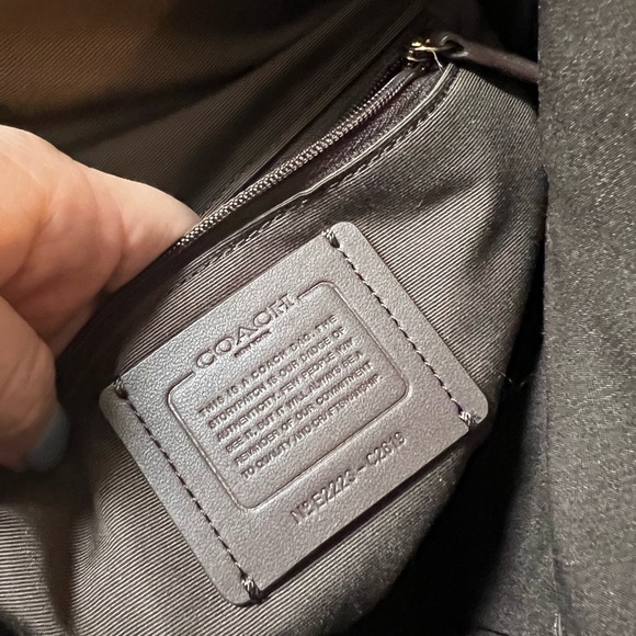 Coach Brown and Tan Signature Shoulder Bag - Picture 5 of 6